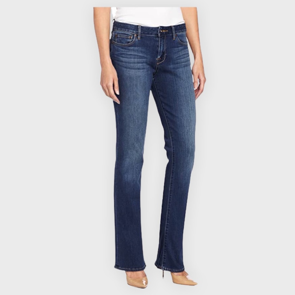 * SOLD * Lucky Brand Lolita Bootcut Mid-rise Curvy Jeans Long - 14/32 L - Picture 3 of 12